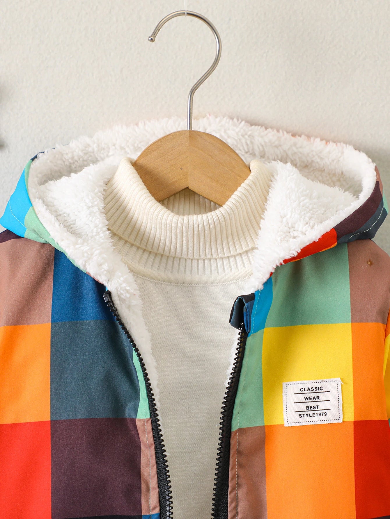 Boys Digital Print Hooded Jacket