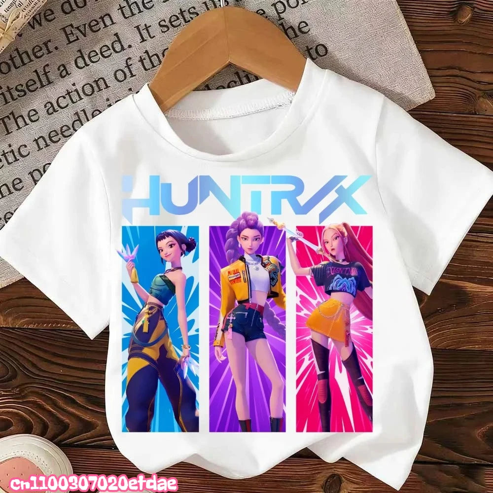 Kpop Demon Hunters Cartoon  Summer Tops