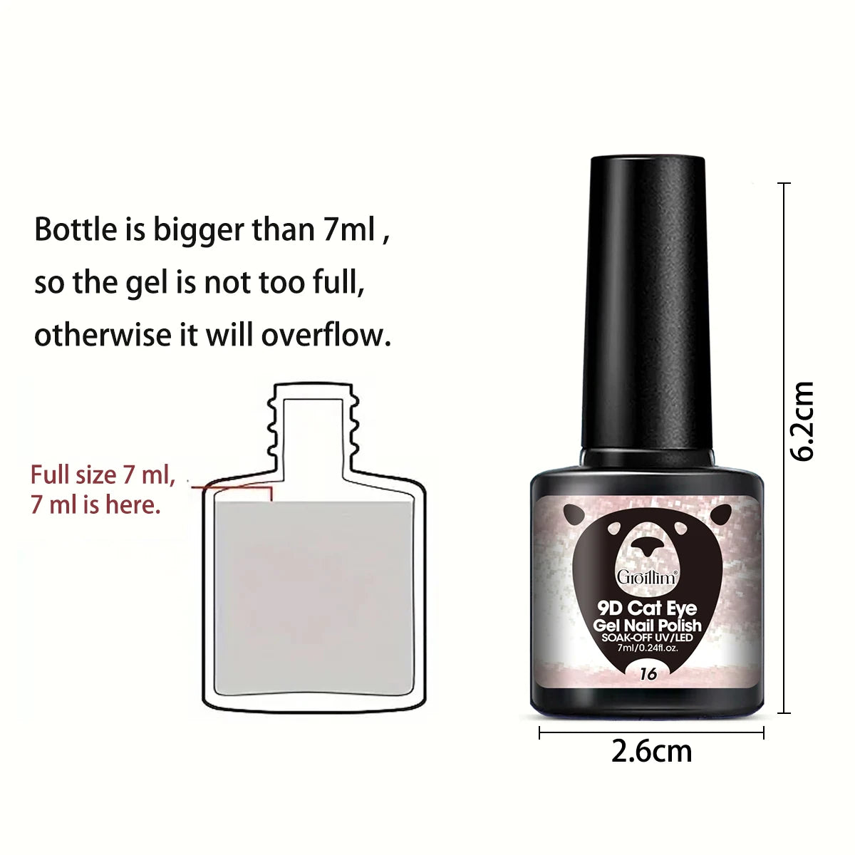 This 6-piece set of Crystal Cat Eye Gel Nail Polish with magnets features crystal cat eye color-changing gel nail polish, perfec