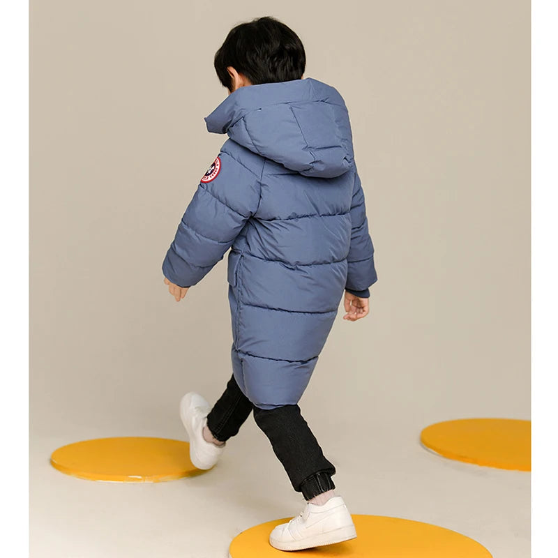 Autumn Winter Boys Hooded Coat (2–10Y)