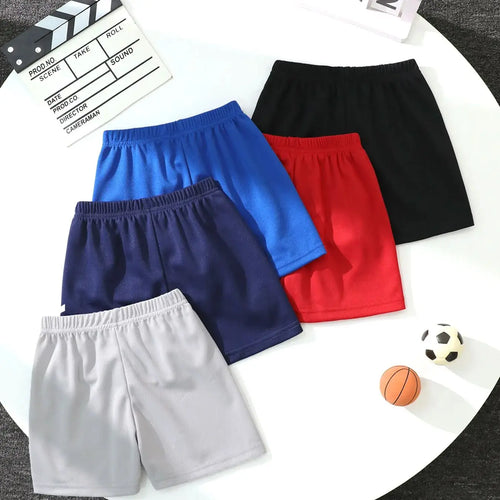 5/1 Pcs Boys' Summer Quick-drying Sports Multicolor Shorts Children's Leisure Joker Fashion Letters Beach Pants Girls' Outdoor