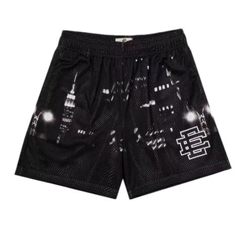 EE Eric Emanuel Men Beach Board Shorts fitness Training Workout Sport Short Pants Summer Gym Jogging Mesh Casual Shorts