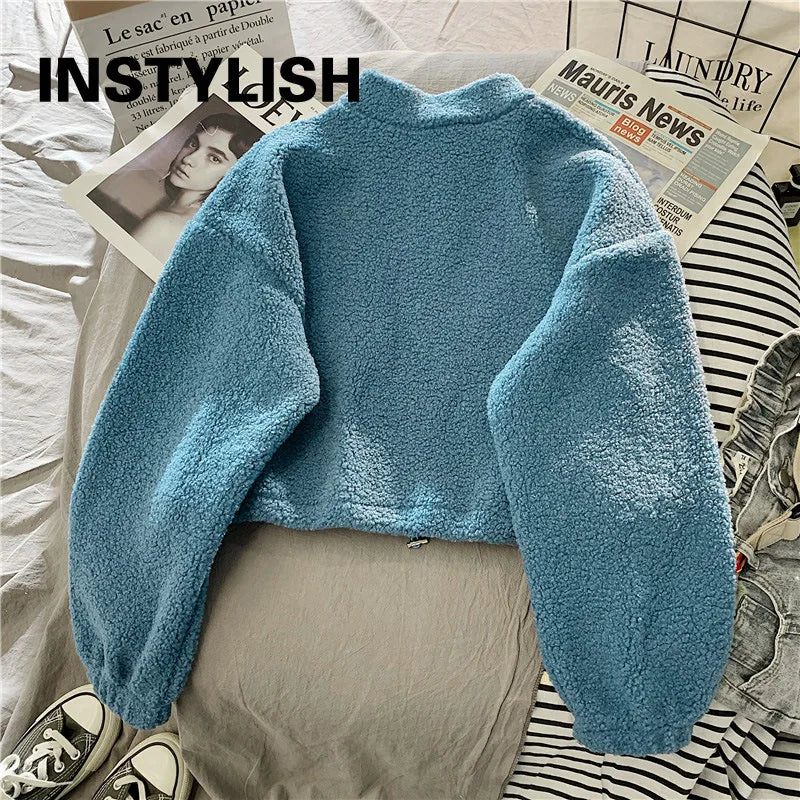 Women’s Cropped Fleece Hoodie
