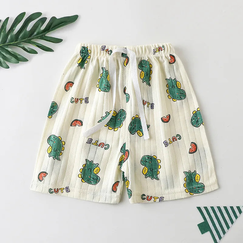 1pcs Pure Cotton Summer Kids Shorts Boys Girls Solid Color Short Baby Casual Pant Children Short Pant  Sport Clothing Outwear