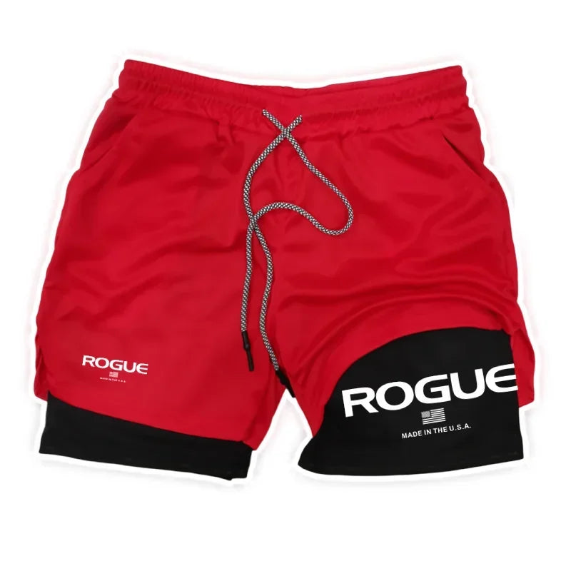 Rogue Gyms Men's Sports Shorts  Four Seasons Sportswear 2-in-1