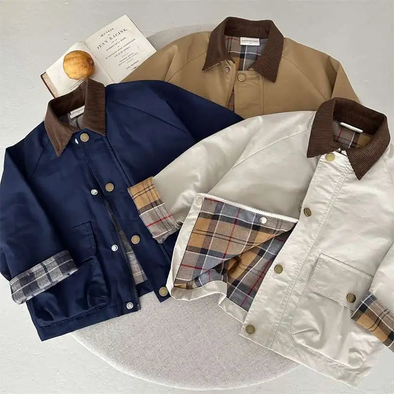 2026 Spring Autumn Cute Boys Jacket