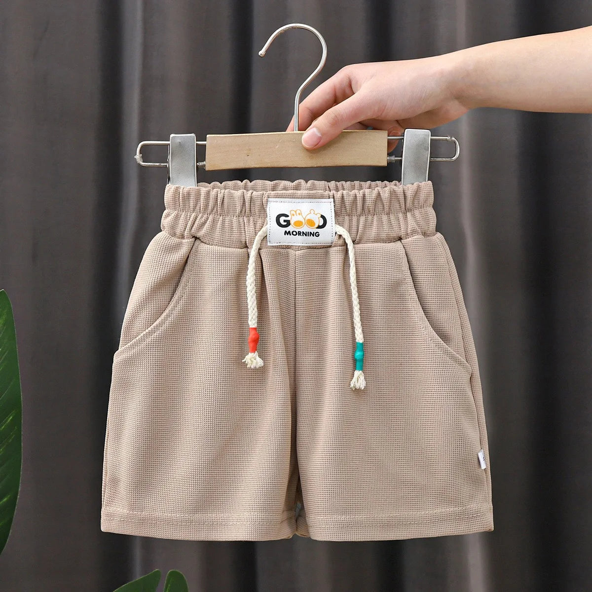 1pcs Summer Kids Shorts Boys Girls Solid Color Short Baby Solid Color Casual Pant Children Short Pant  Sport Clothing Outwear