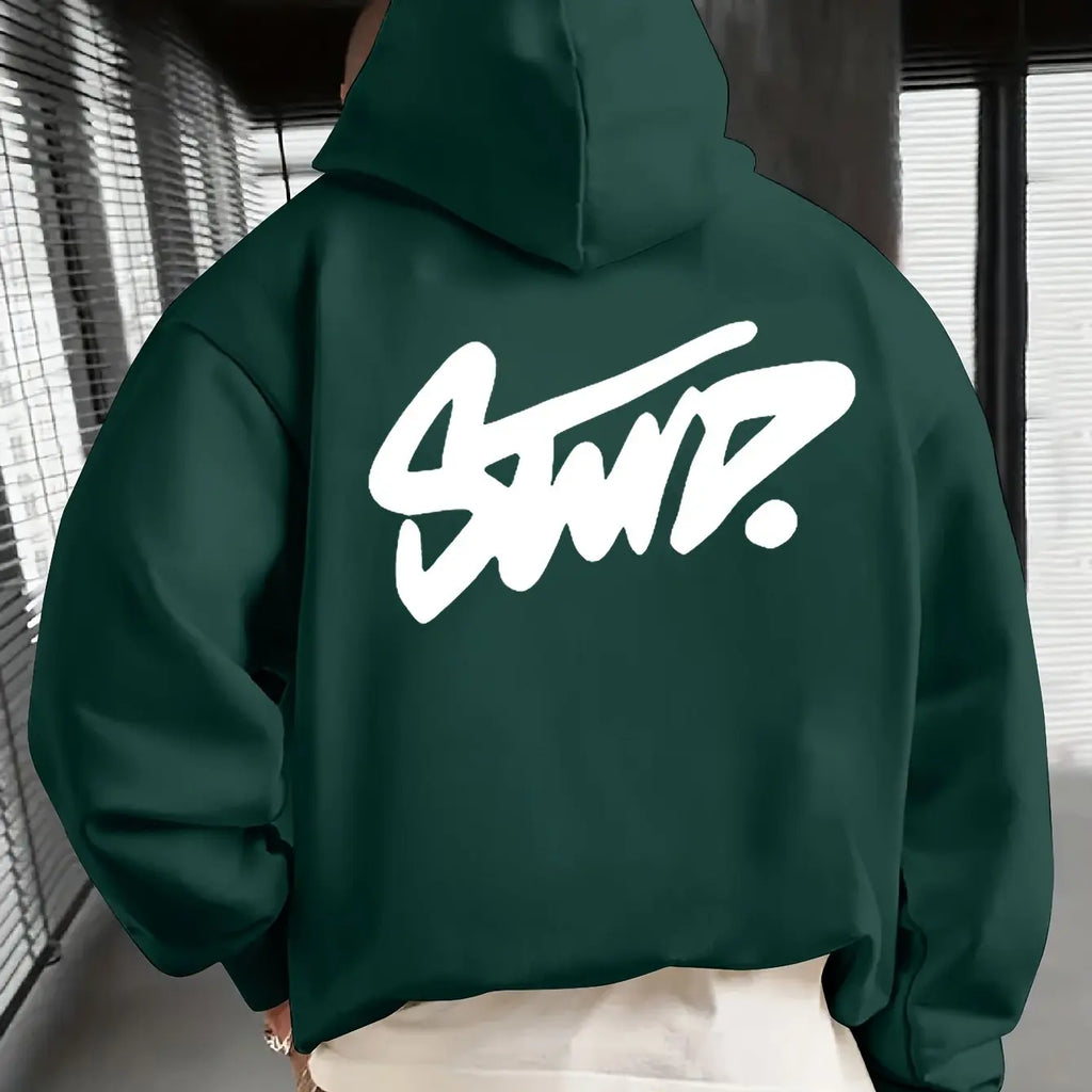 Y2K Man Clothing Daily Casual Fashion Personality Long Sleeve Hooded Advanced Classic Popular Solid Pattern Female Pullover