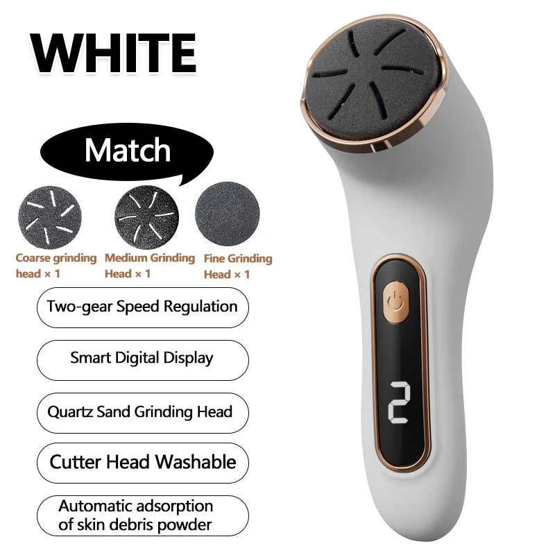 2026 New Electric Foot Grinder Callus Remover Pedicure Machine Professional Dead Skin Remover Foot File Pedicure Tool Home Use