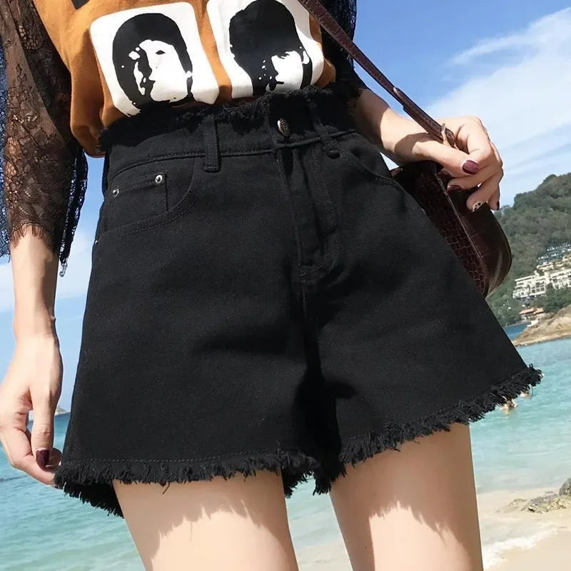 Spring/Summer Women’s Wide Leg Denim Shorts