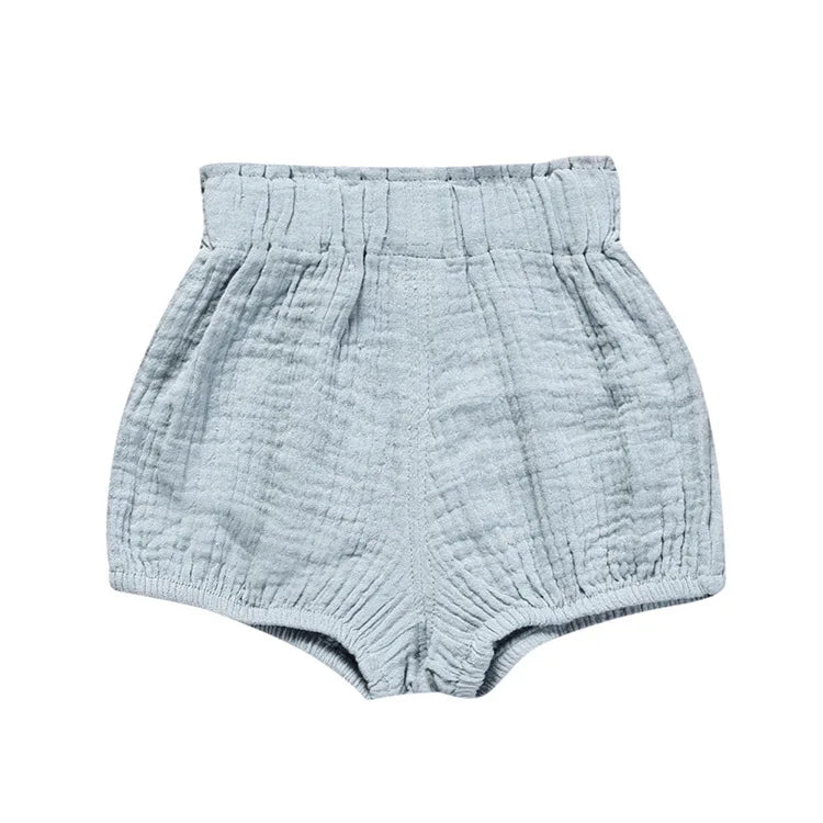 2025 Organic Cotton Shorts for Baby Clothes Toddler Boy & Girl Bloomer Printed Short Pants for Babies Board Shorts Diaper Covers