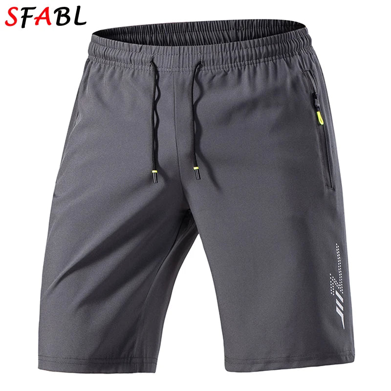 Quick-drying Shorts Men Board Short Pants Summer Breathable Sports Shorts Men Casual Elastic Running Gym Fitness Men's Shorts