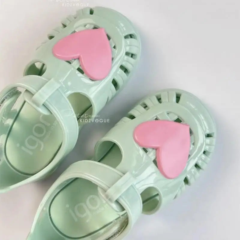 Classic Design Children's Summer Roman Sandal Fashion Casual Kids Boys And Girls Beach Sandals Solid Color Popular Baby Shoes