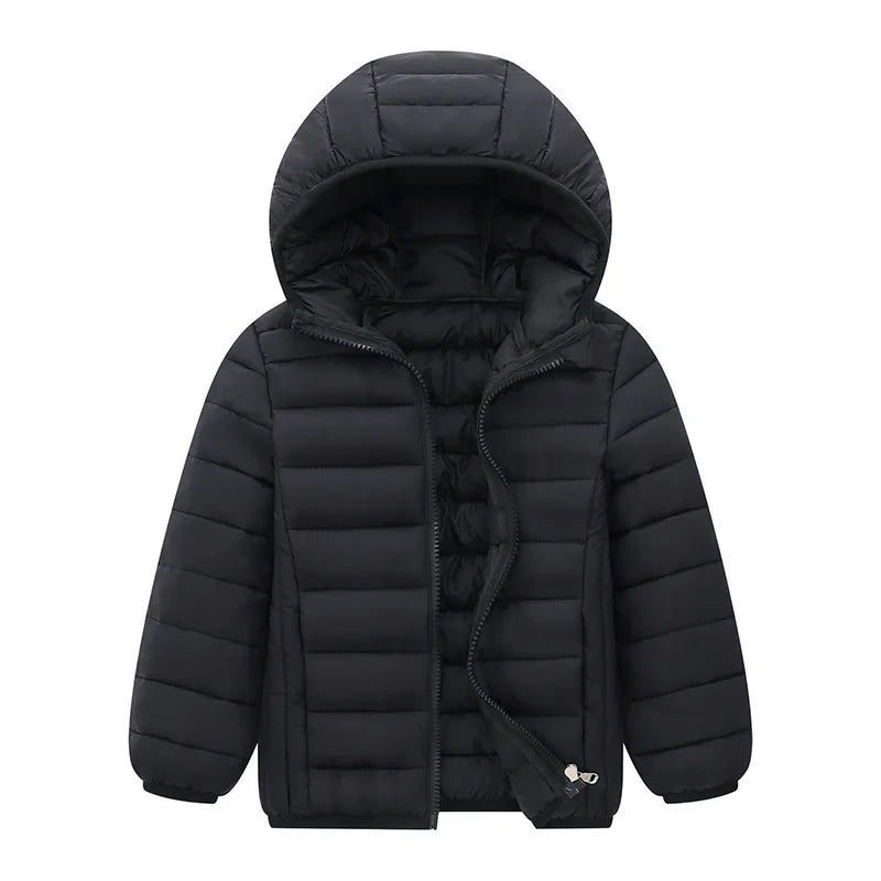 Kids Hooded Down Jacket (6–14Y)