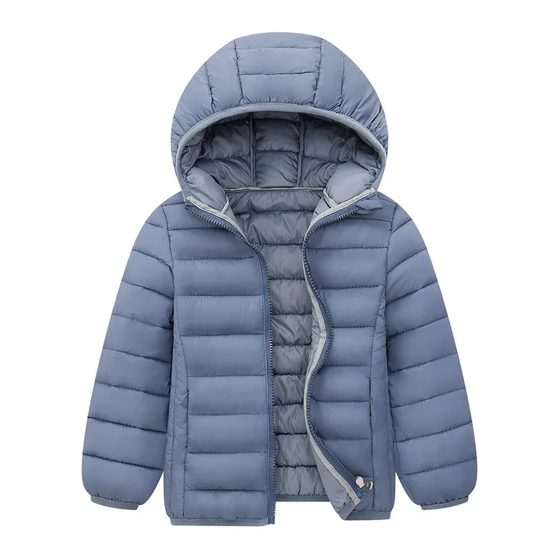 Kids Hooded Down Jacket (6–14Y)