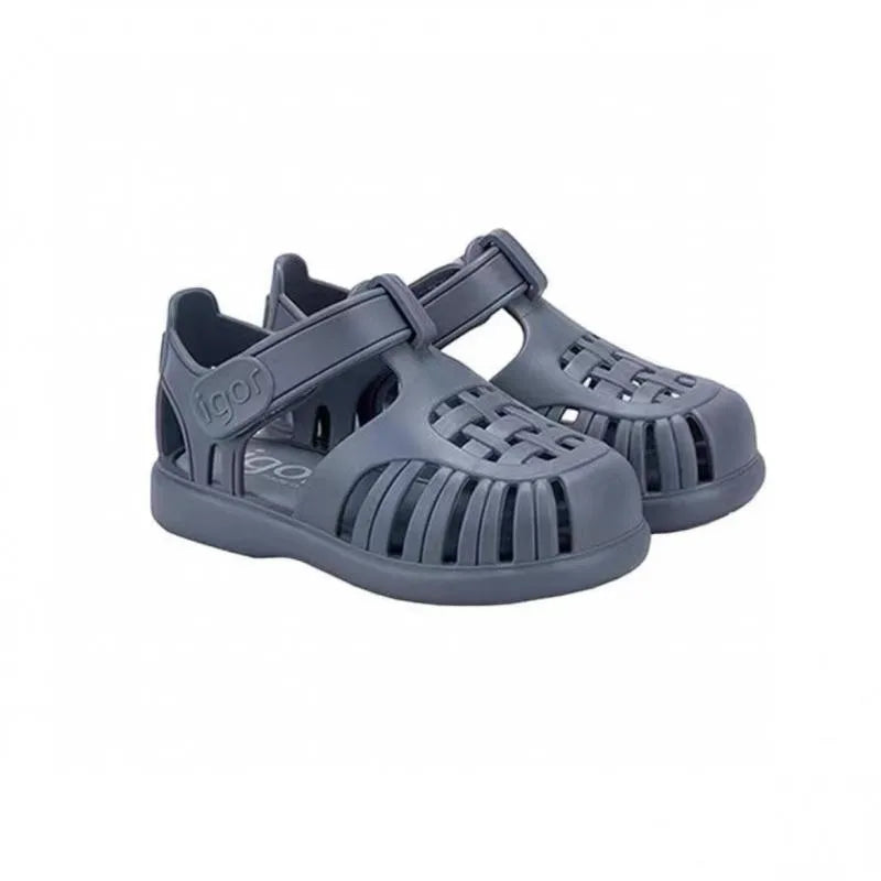 Classic Design Children's Summer Roman Sandal Fashion Casual Kids Boys And Girls Beach Sandals Solid Color Popular Baby Shoes