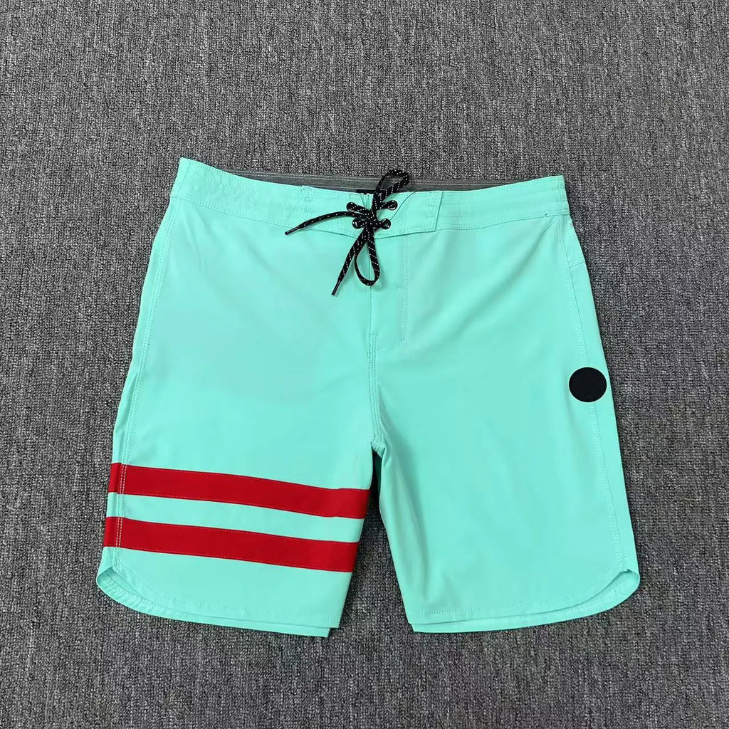 Professional Men’s Surfing Beach Shorts Adjustable Waist Bermuda Waterproof 4-way Stretch Board Shorts Quick-dry Surf Shorts