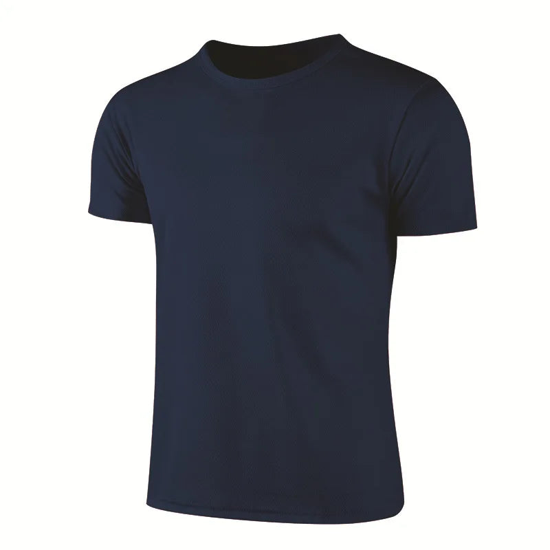 Men Women Quick Dry Short Sleeve Sport T Shirt Gym Jerseys Fitness Shirt