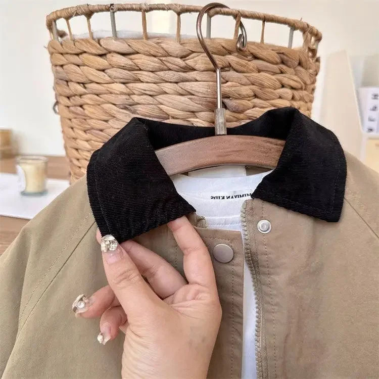 Kids Simple Style Windbreaker