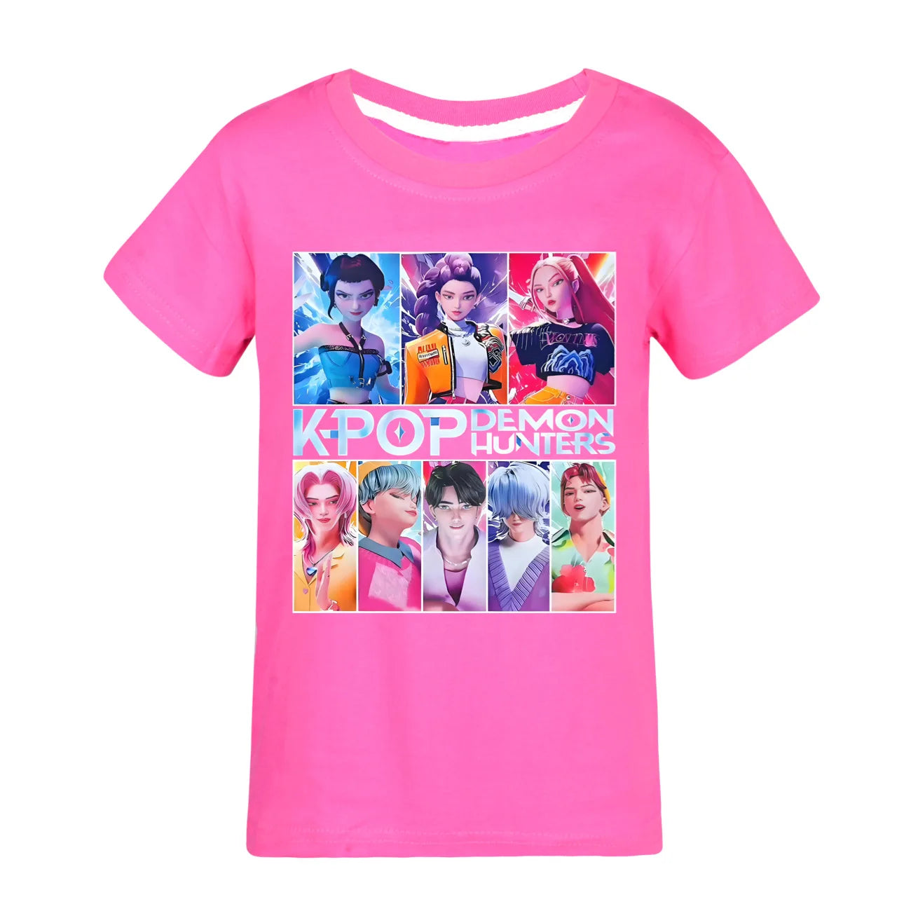 Kids Clothes KPop Demon Hunters Saja Boys Soft Cotton Boys Girls T Shirt Summer Fashion Cool Kids Tee Cosplay Costume