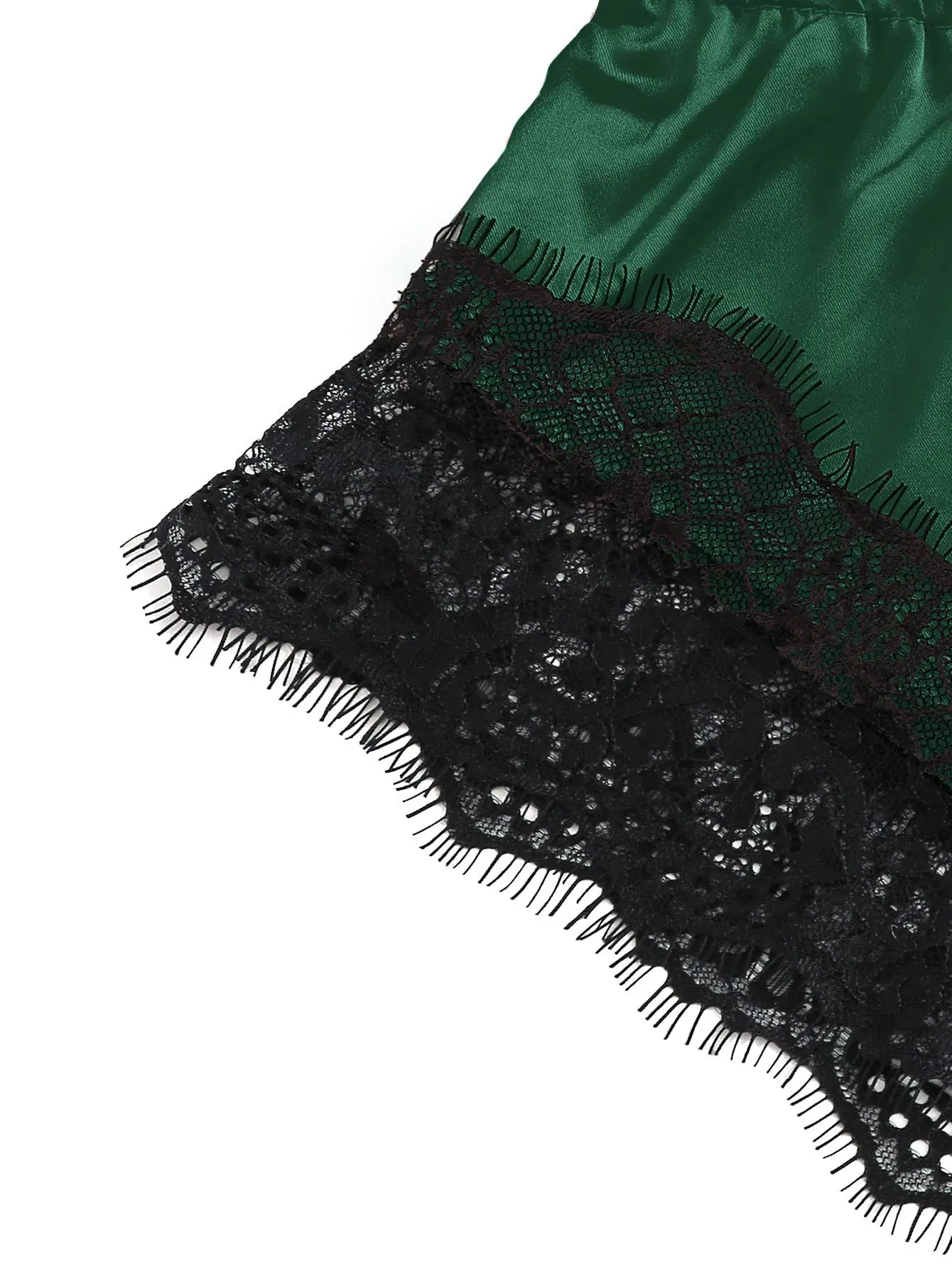 Women's 2 Piece Sexy Lace Pajama Set See