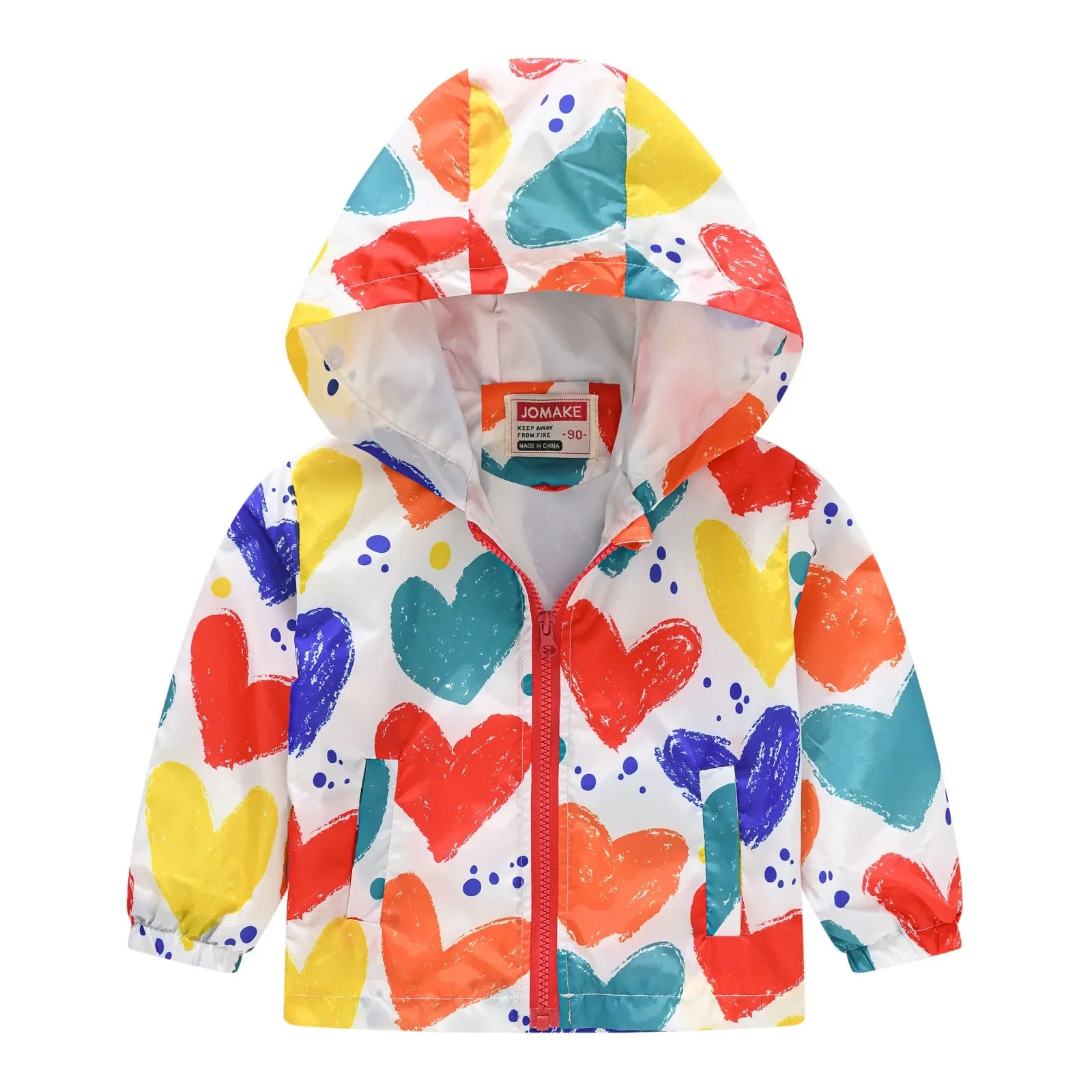 Spring Cartoon Dinosaur Jacket for Boys & Girls Zipper Windbreaker Outerwear Kids Children's Coats 1-7 Years