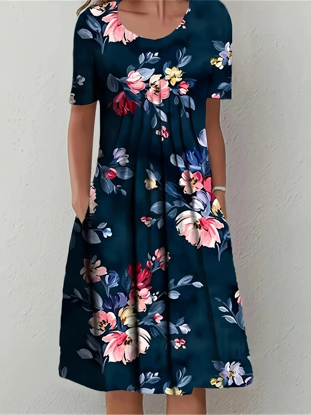 New Temperament Elegant Women Dress Loose Casual