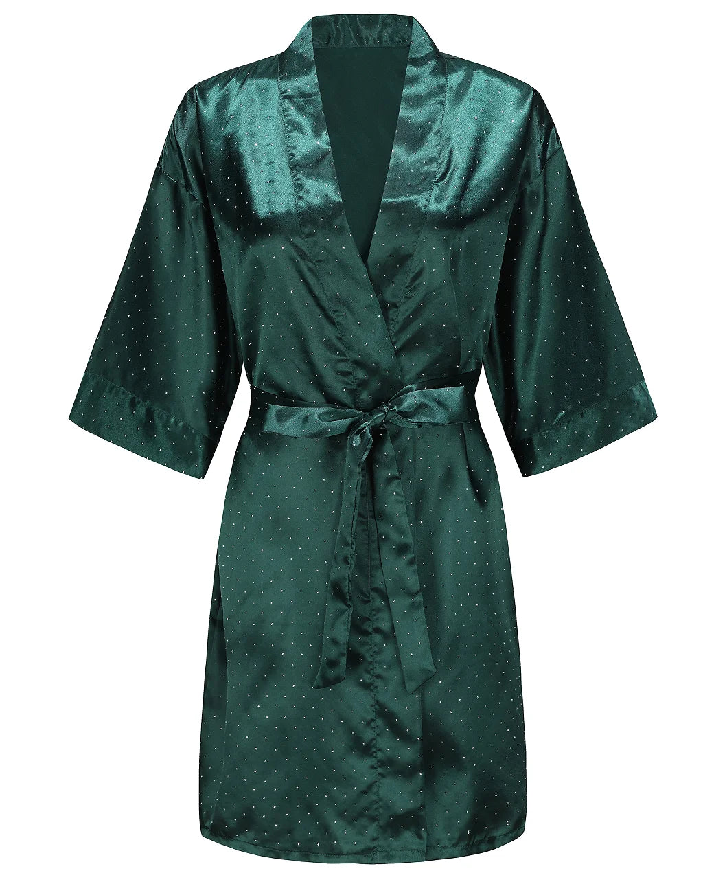 Luxury Bridal Short Robe Wedding Day Diamond Feather Dressing Gown Silk Satin Whi