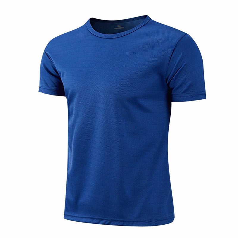 Men Women Quick Dry Short Sleeve Sport T Shirt Gym Jerseys Fitness Shirt