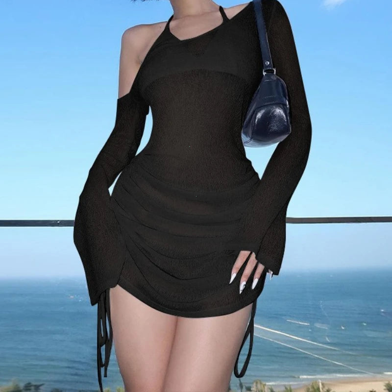 Mini Dress 2026 Summer  Women Party Club-wear