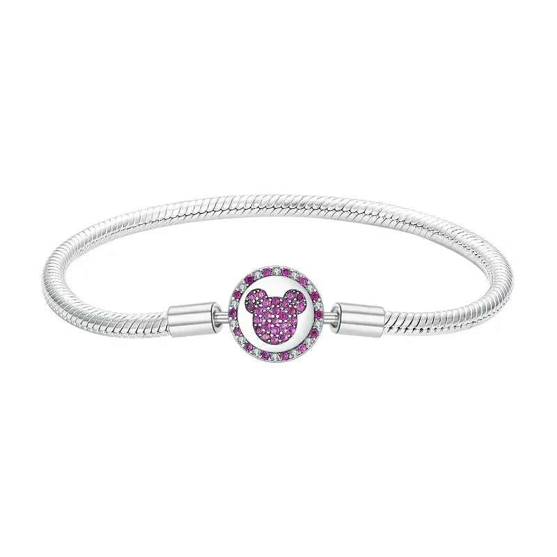 Pulseras Moments Originales Chapadas en Plata 925 – Oro Rosa, Amor Dorado, Cierre de Corazón