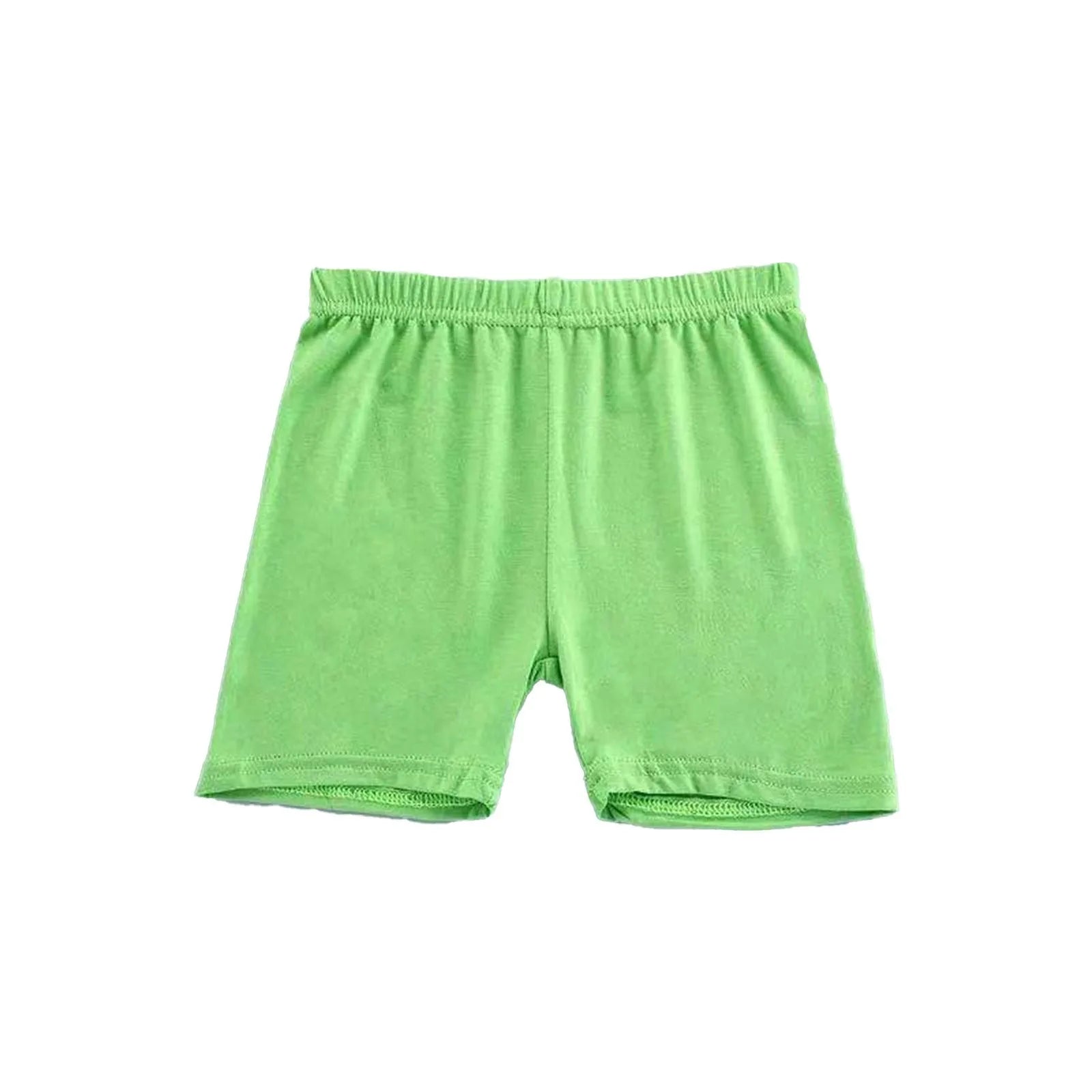 Girls Summer Safety Leggings Cycling Pants Children Anti-emptied Stretch Solid Color Mid-rise Yoga Dancing Shorts 1PC