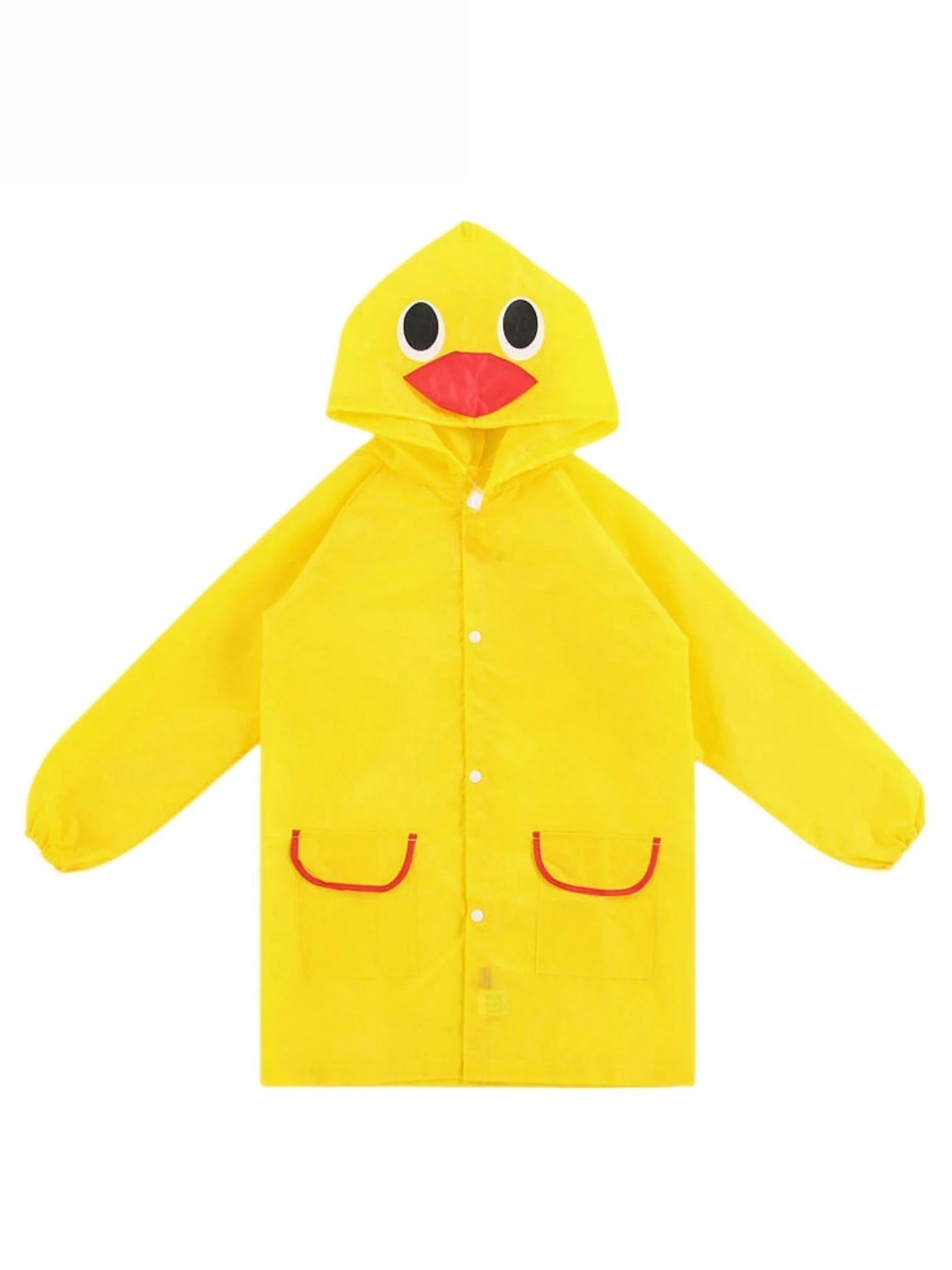 Boys Girls Rain Coat with Pocket Cartoon Animal Raincoat Kids Stylish Waterproof Rain Jacket Toddler Children Rain Poncho