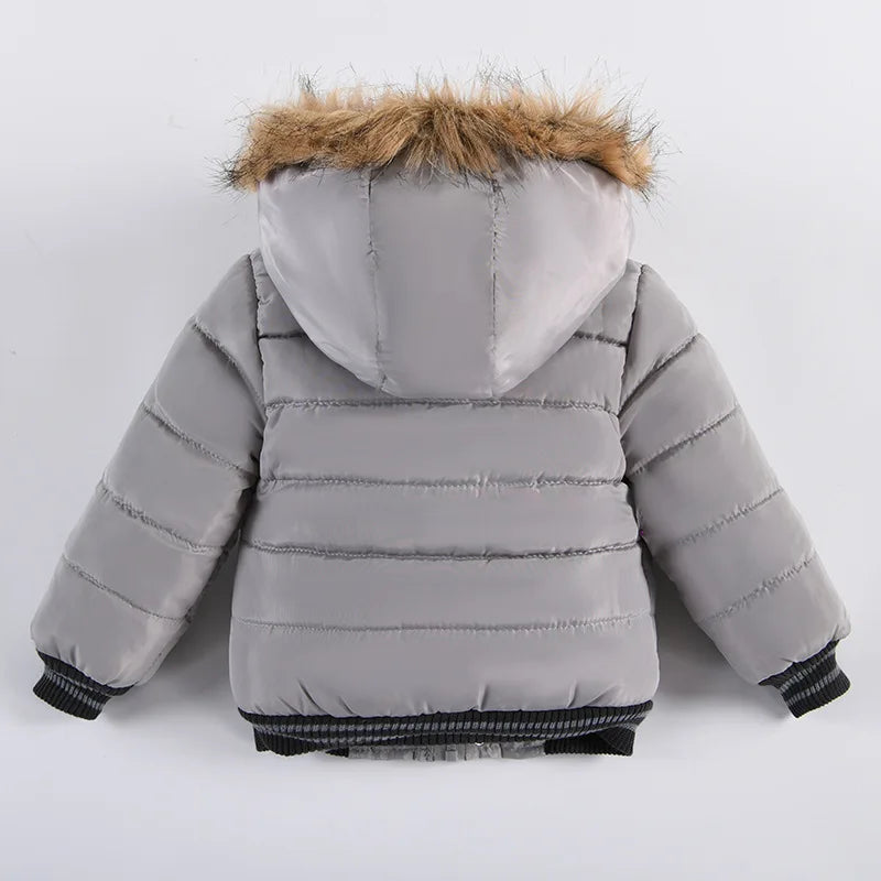 Boys Hooded Winter Jacket (2–6Y)