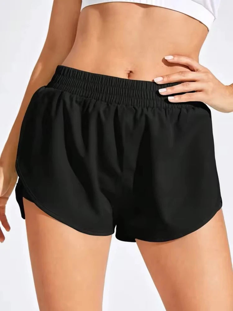 Women’s Elastic Yoga & Fitness Shorts