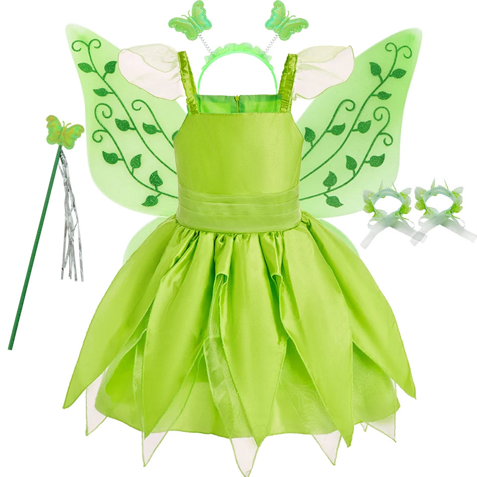 Cinderella Anna Elsa Costume Children Princess Dress for Girls Kids Cosplay Snow White Christmas Carnival Party Disguise Outfit