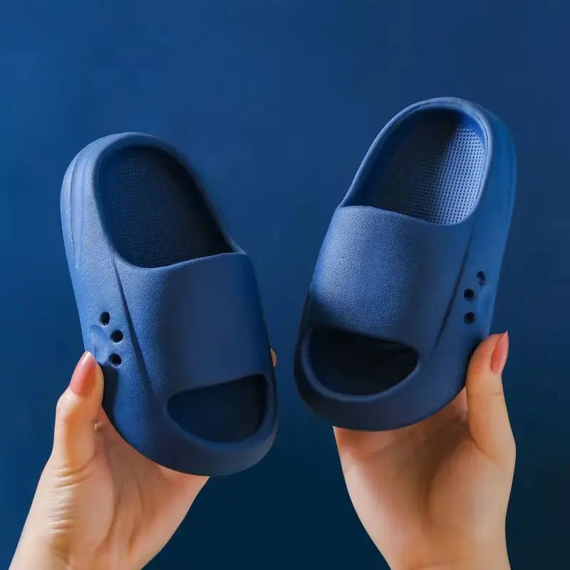 EVA Children's Slippers Cute Cartoon Boys and Girls' Toddler Bean Shoes Medium and Large Kids' Parent-Child Summer Sandals
