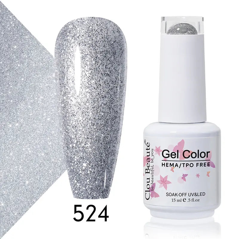 Clou Beaute 56 Colors Gel Nail Polish Pastal Pink Green Lavender UV Nail Gel Soak Off UV Varnish Macaron Gel Paint 15ml Nail Art