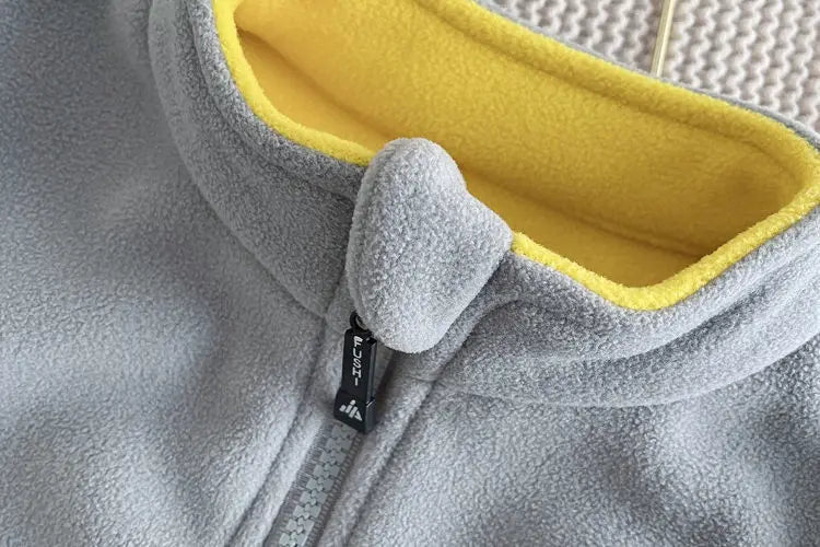 Kids Polar Fleece Hooded Jacket