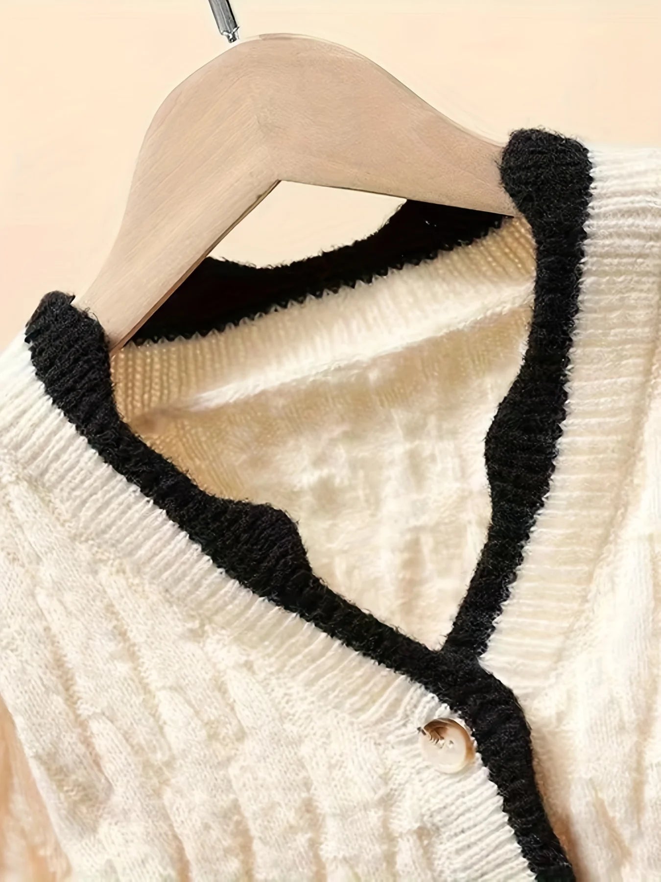 Girls' Knitted Cardigan Spring New Korean Style V-Neck Sweater Jacket Trendy Internet Celebrity Top for Children