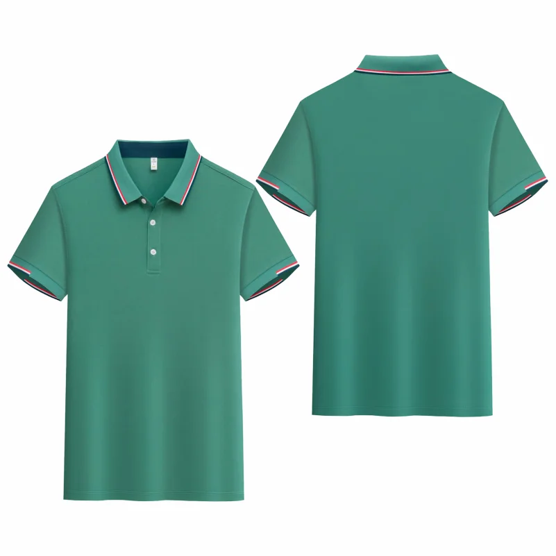 Summer New Polo Shirt Stritching Men's Cool And Breathable Shorts Sleeve Polo S-4XL Men Tee Shirt Casual Sweat-absorbing Top