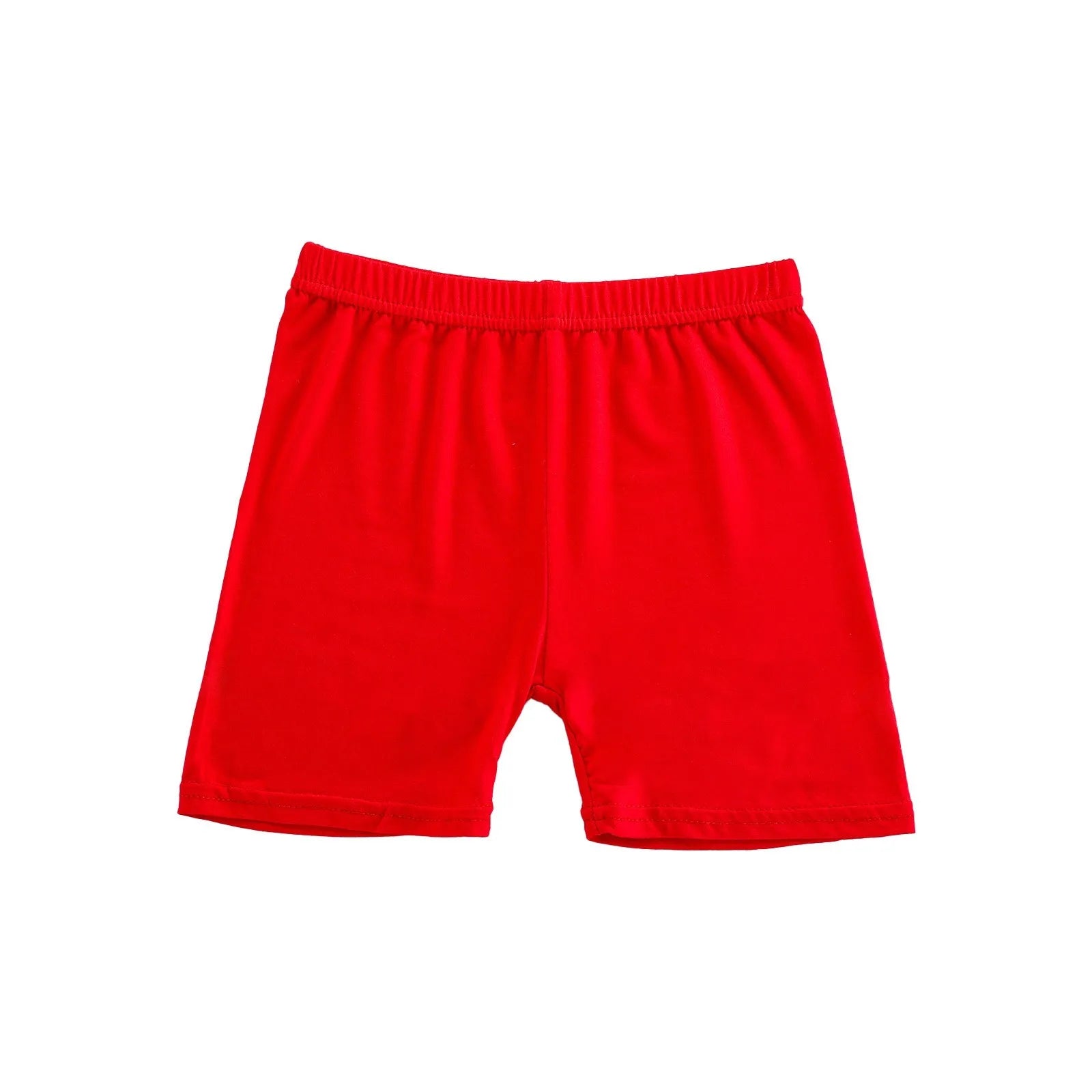 Girls Summer Safety Leggings Cycling Pants Children Anti-emptied Stretch Solid Color Mid-rise Yoga Dancing Shorts 1PC