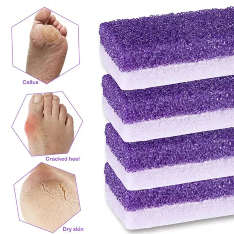 1-6PCS Foot Pumice Stones Dead Skin Remover Sponge Foot Heel Pedicure Exfoliator Tool for Foot Clean