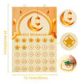 2026 Ramadan Countdown Calendar Eid Mubarak Felt Countdown Ramadan Calendar Muslim Party Decoration Craft Eid Al-Adha Ornament