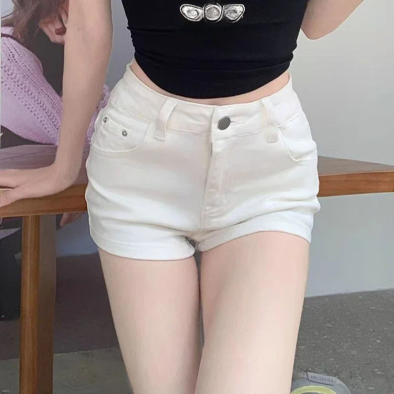 Spring/Summer Slim Denim Shorts Women
