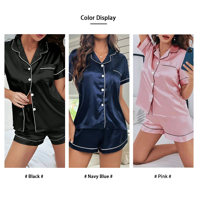 Button-Down Top & Shorts Pajamas