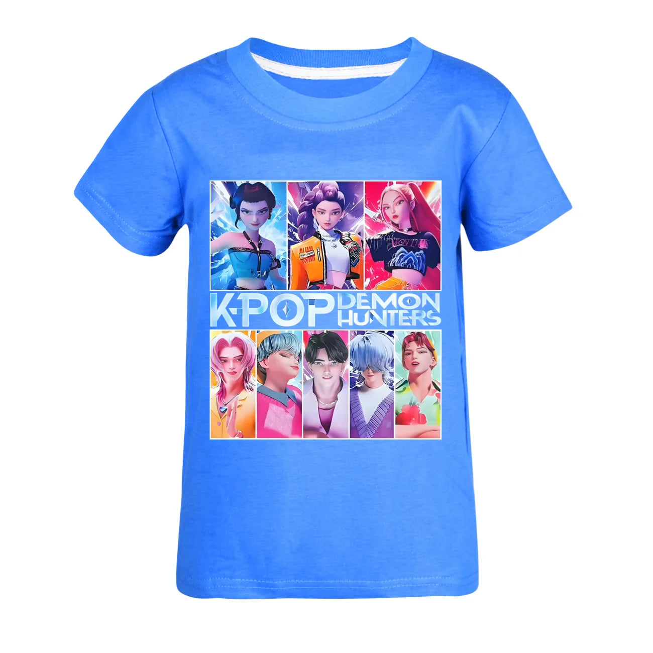 Kids Clothes KPop Demon Hunters Saja Boys Soft Cotton Boys Girls T Shirt Summer Fashion Cool Kids Tee Cosplay Costume