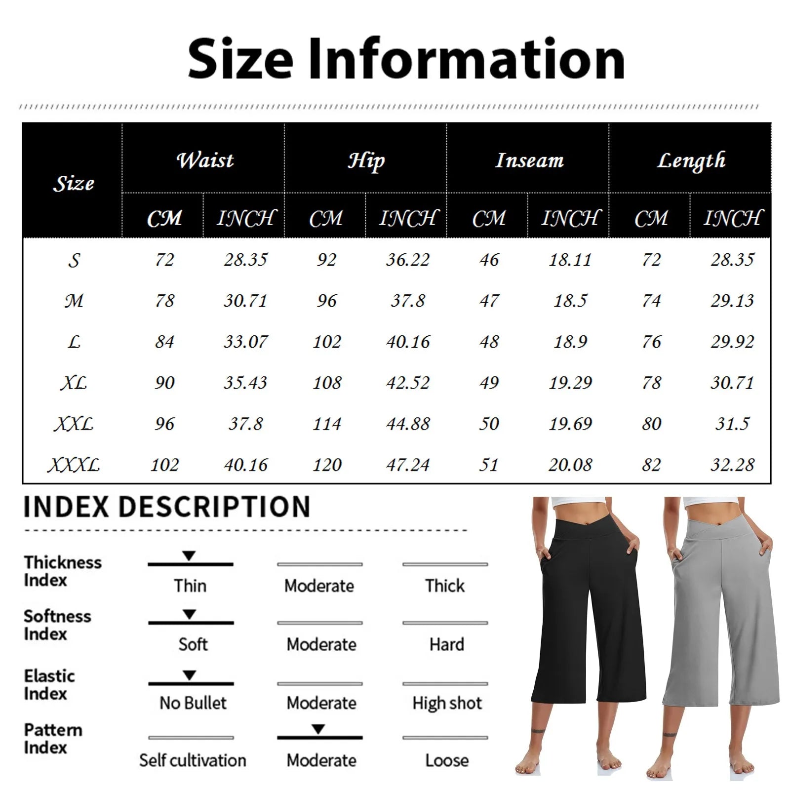 Summer Sports Pants Women'S Elastic High Waisted Casual Pants 3/4 Long Pants Solid Color Slim Fit Capris Yoga Pants Jogging Pant