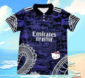 Summer Fashion Casual Fresh Polo Shirt Sanrio Hello Kitty 3D Mesh Breathable Quick Drying Sports Men Women's Comfortable T-Shirt