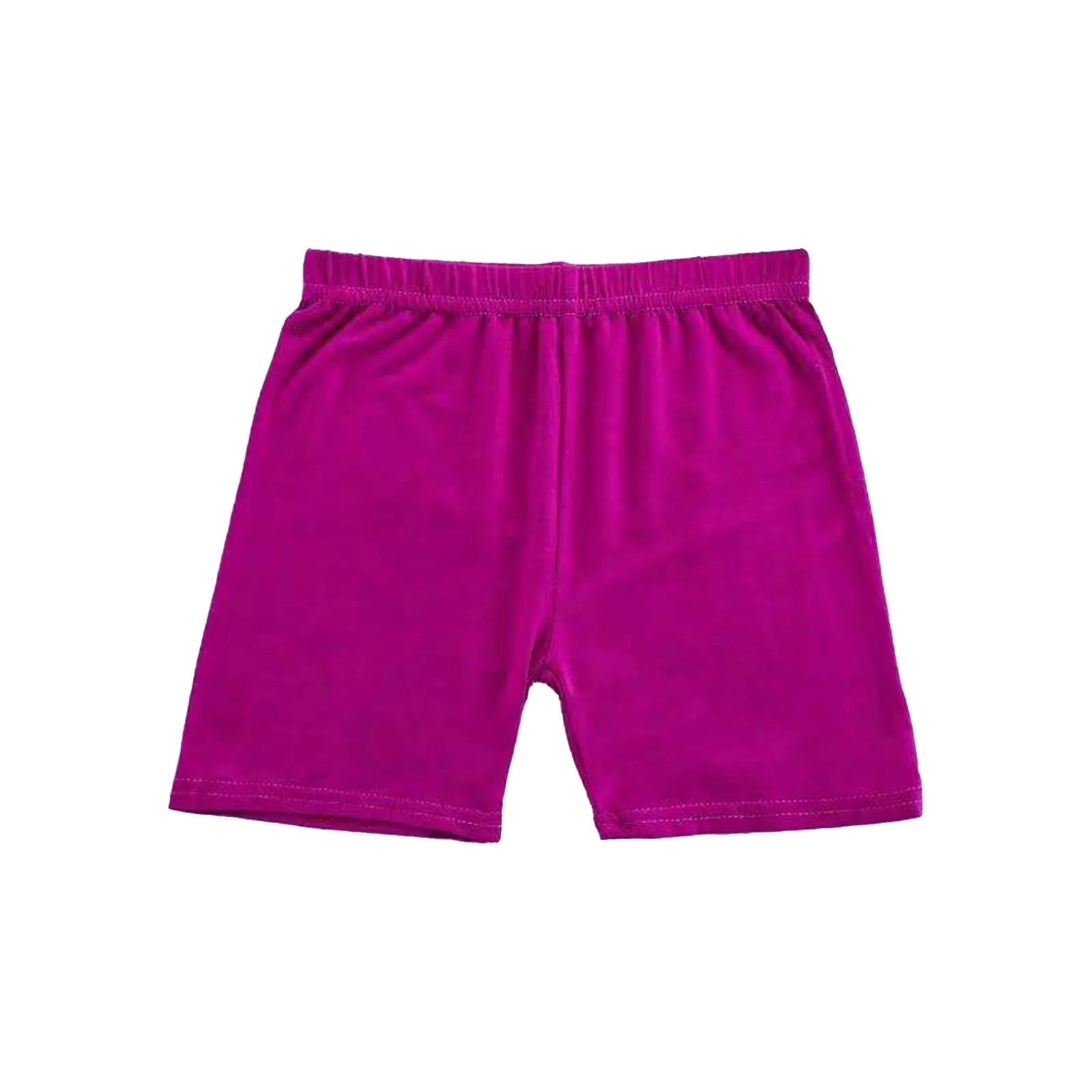 Girls Summer Safety Leggings Cycling Pants Children Anti-emptied Stretch Solid Color Mid-rise Yoga Dancing Shorts 1PC